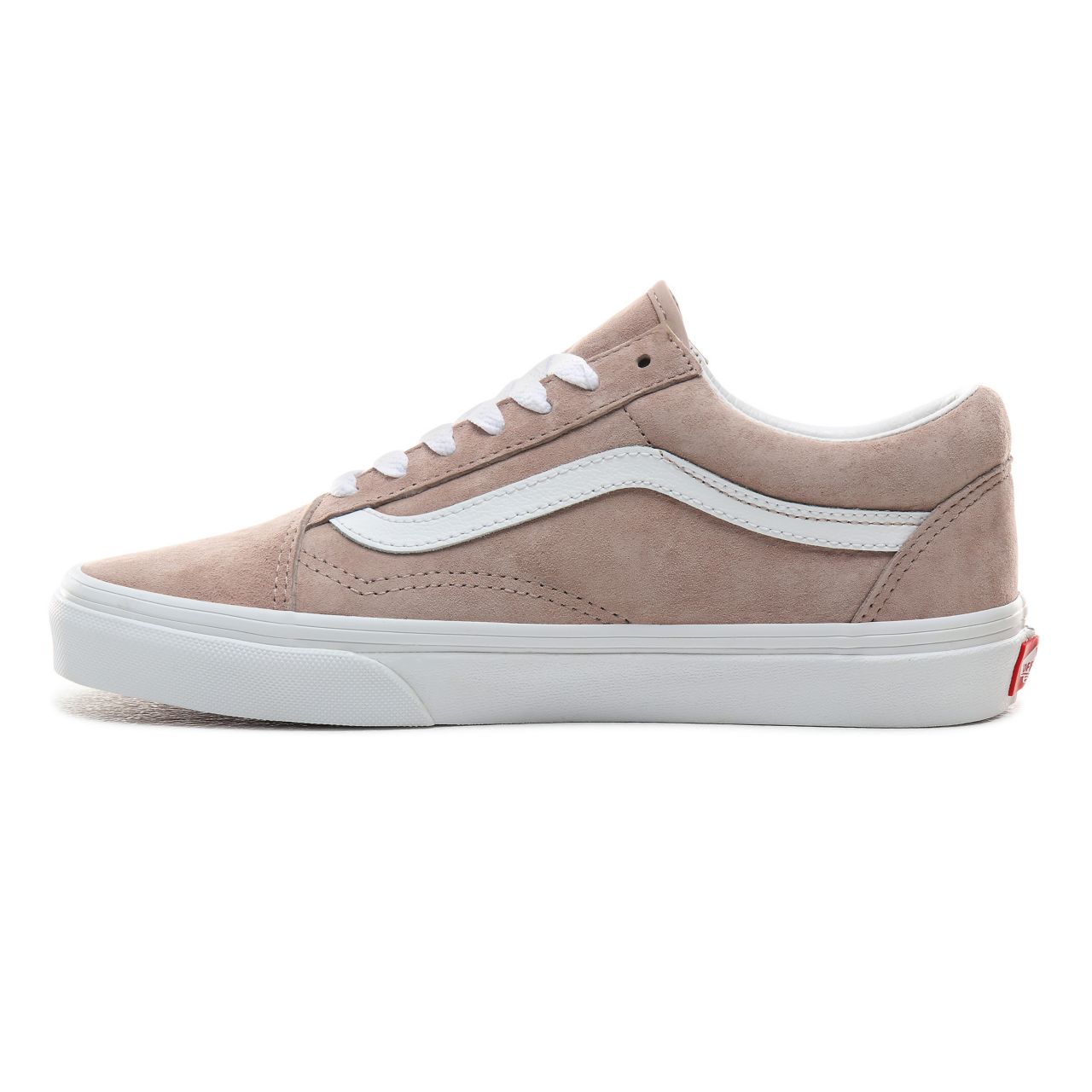 Vans Pig Suede Old Skool Classic Womens - (Pig Suede) Shadow Gray/True White VN0A4BV5V79 Shoes