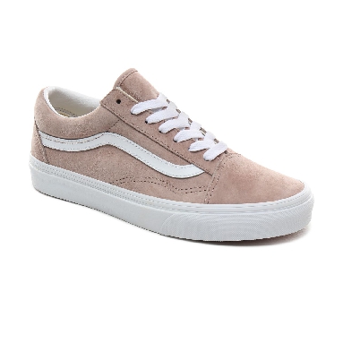 Vans Pig Suede Old Skool Classic Womens - (Pig Suede) Shadow Gray/True White VN0A4BV5V79 Shoes