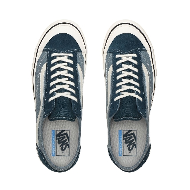 Vans Salt Wash Style 36 Decon Surf Blue Classic Mens Womens - (Salt Wash) Stargazer/Lead VN0A3MVLXPQ Shoes