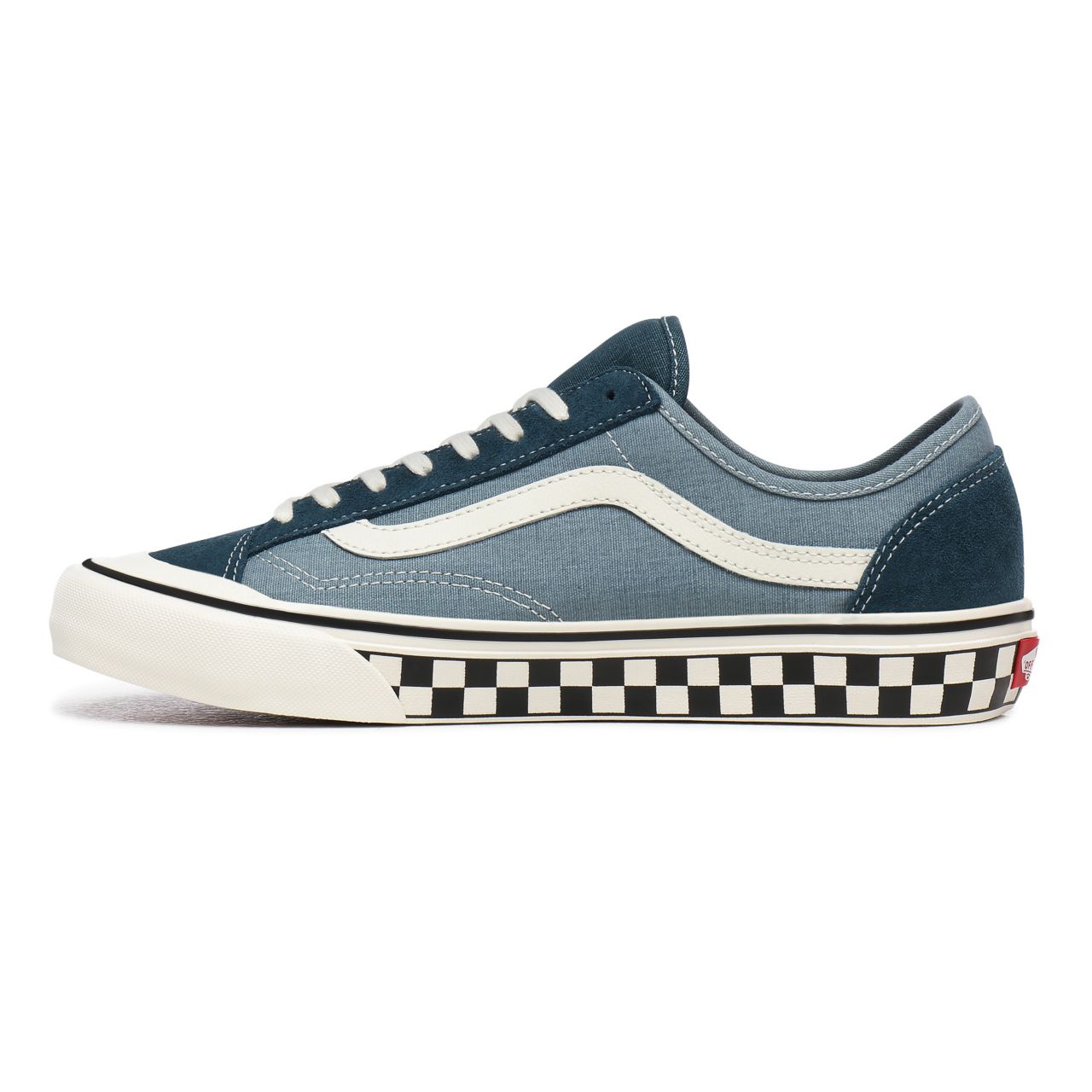 Vans Salt Wash Style 36 Decon Surf Blue Classic Mens Womens - (Salt Wash) Stargazer/Lead VN0A3MVLXPQ Shoes