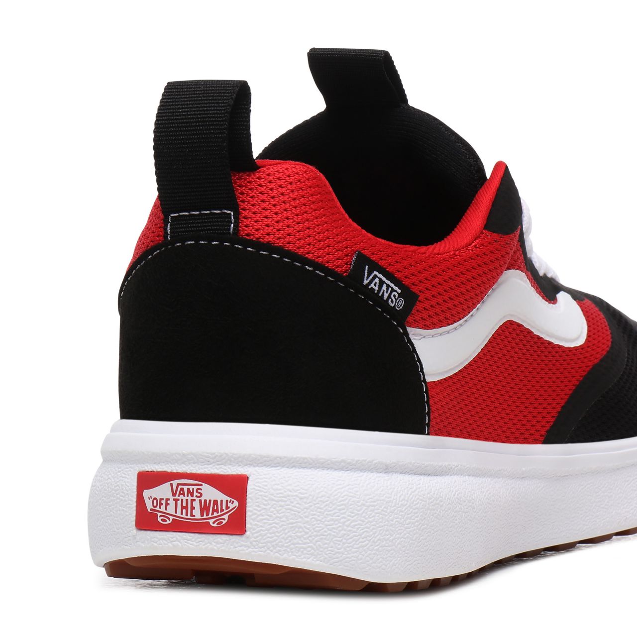 Vans 2-Tone UltraRange Rapidweld Black Classic Mens Womens - (Two Tone) Black/Red VN0A3MVUXV8 Shoes