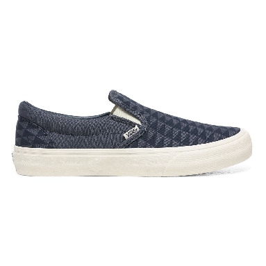 Vans x Pilgrim Classic Slip-On Surf Navy Classic Mens Womens - (Pilgrim) Orion Blue/Marshmallow VN0A3MUCWR4 Shoes