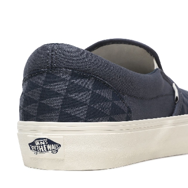 Vans x Pilgrim Classic Slip-On Surf Navy Classic Mens Womens - (Pilgrim) Orion Blue/Marshmallow VN0A3MUCWR4 Shoes