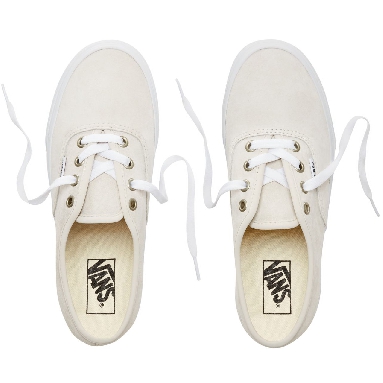 Vans Suede Authentic Classic Mens Womens - (Pig Suede) Moonbeam/True White VA38EMU5L Shoes