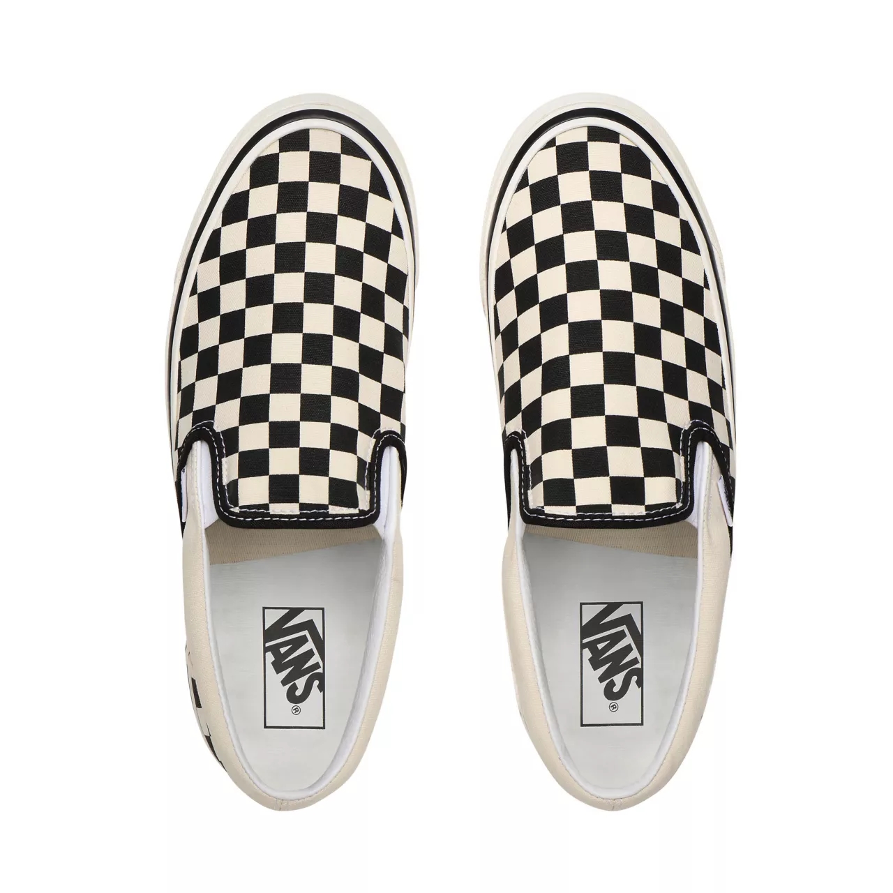 Vans Anaheim Factory Classic Slip-On 98 DX Black Classic Mens Womens - (Anaheim Factory) Og Fast Times VN0A3JEXWVP Shoes