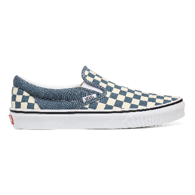 Vans Checkerboard Classic Slip-On Blue Classic Mens Womens - (Checkerboard) Blue Mirage/True White VN0A4U38WRU Shoes