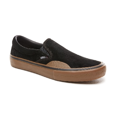 Vans Rubber Slip-On Pro Classic Mens Womens - (Rubber) Black/Gum VN0A347VUHX Shoes