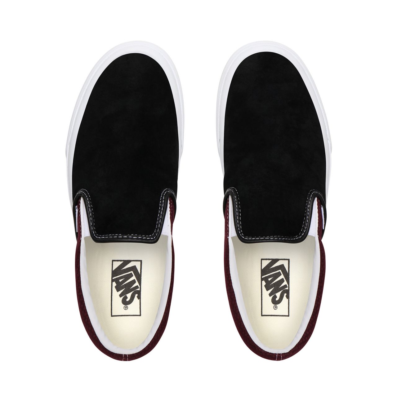 Vans P&C Classic Slip-On Black Classic Mens Womens - (P&C) Black/Port Royale VN0A4U38WT9 Shoes