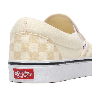 Vans Checkerboard Classic Slip-On White Classic Mens Womens - (Checkerboard) Classic White/True White VN0A4U38WRX Shoes