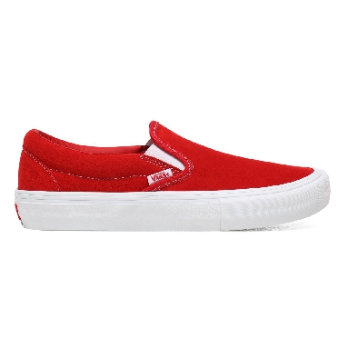 Vans Suede Slip-On Pro Red Classic Mens Womens - (Suede) Red/White VN0A347VAJL Shoes