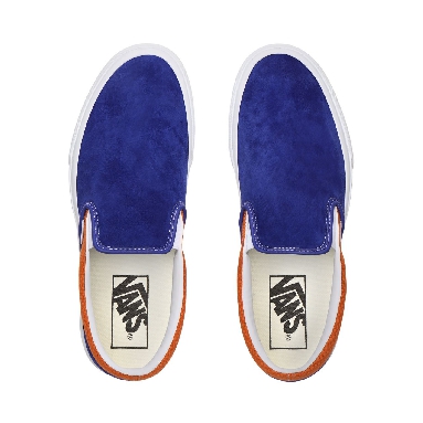 Vans P&C Classic Slip-On Blue Classic Mens Womens - (P&C) Royal Blue/Apricot Buff VN0A4U38WTJ Shoes