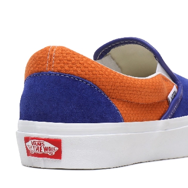 Vans P&C Classic Slip-On Blue Classic Mens Womens - (P&C) Royal Blue/Apricot Buff VN0A4U38WTJ Shoes