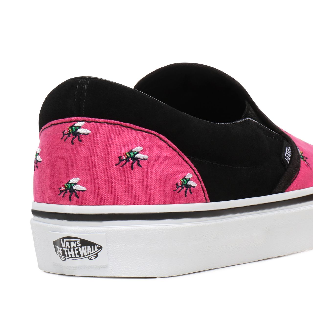 Vans Trap Fly Classic Slip-On Pink Classic Mens Womens - (Trap Fly) Fuchsia Purple/True White VN0A4U38WVJ Shoes