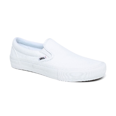 Vans Slip-On Pro White Classic Mens Womens - White/White VN0A347VWWW Shoes