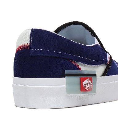 Vans Slip-On CAP Blue Classic Mens Womens - Blueprint/Bit Of Blue VN0A3WM5XHR Shoes