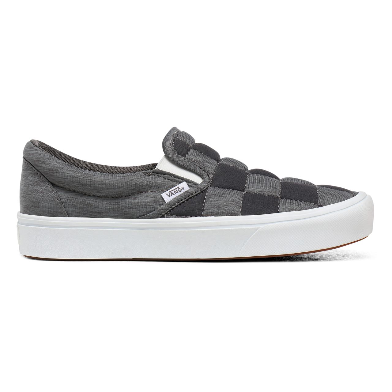 Vans x Autism Awareness ComfyCush Slip-On Grey Classic Mens Womens - (Autism Awareness) Sensory/Squish Check VN0A3WMDWX9 Shoes