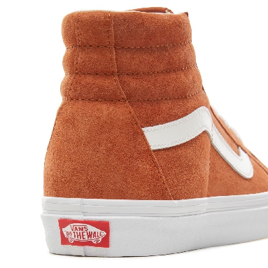 Vans Suede Sk8-Hi Reissue Classic Mens Womens - (Pig Suede) Leather Brown/True White VA2XSBU5K Shoes