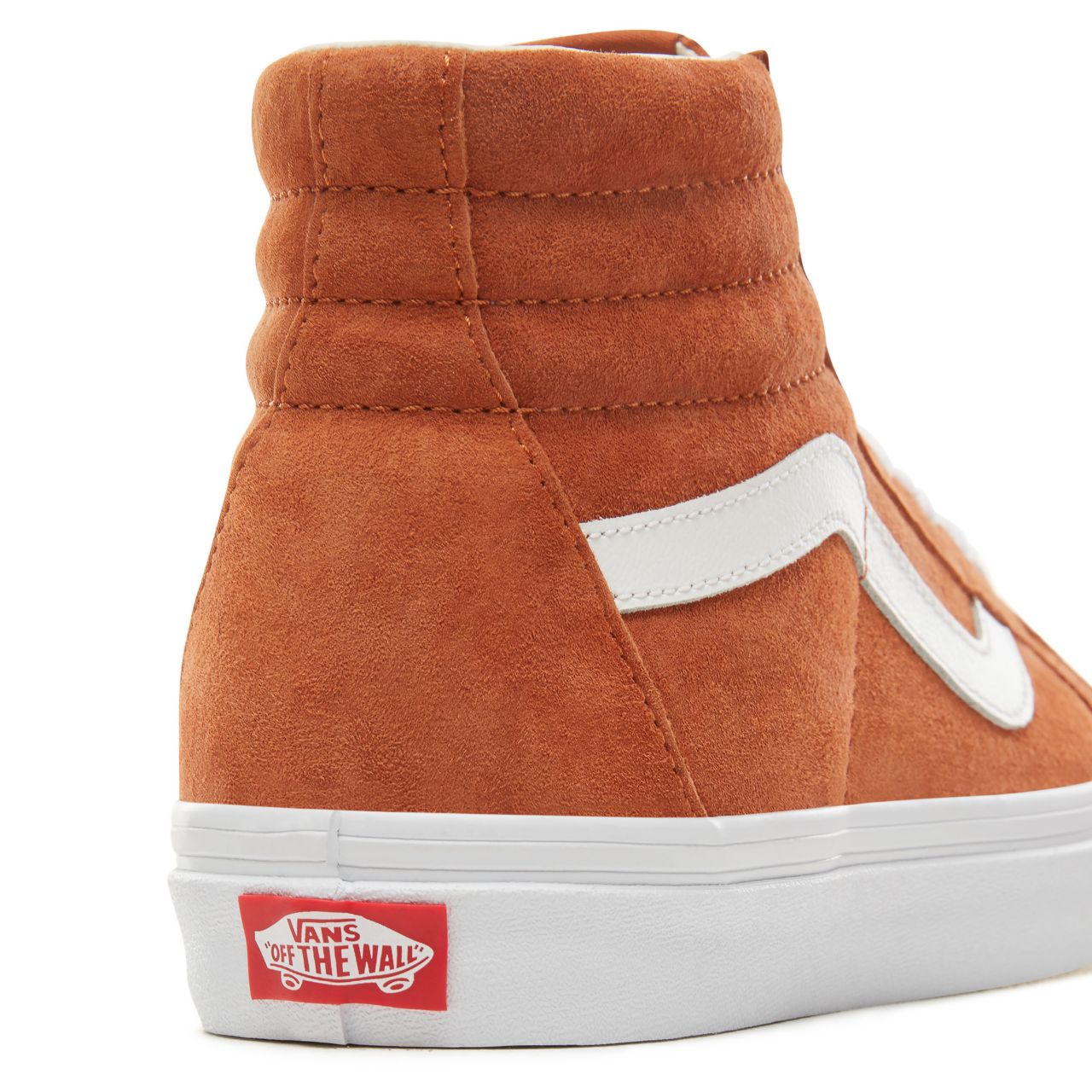 Vans Suede Sk8-Hi Reissue Classic Mens Womens - (Pig Suede) Leather Brown/True White VA2XSBU5K Shoes