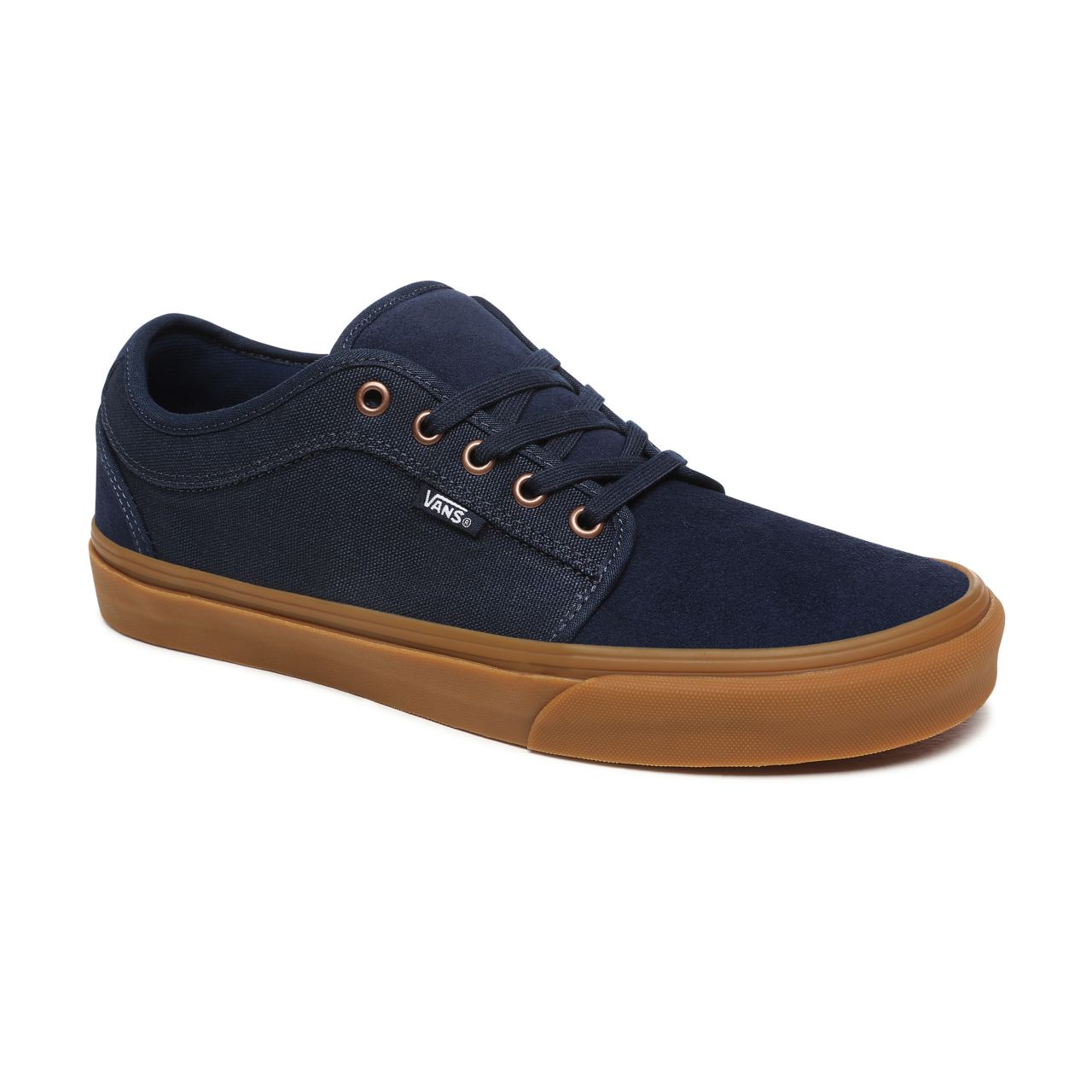 Vans Chukka Low Blue Classic Mens Womens - Dress Blues/Gum VN0A38CGFS1 Shoes