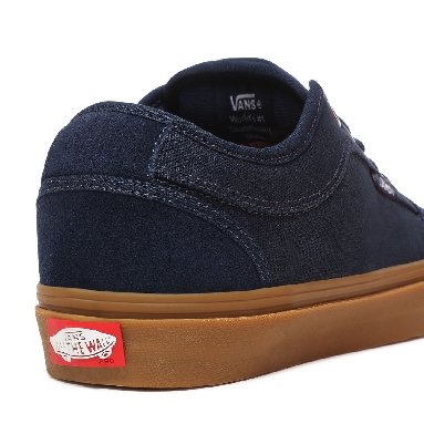 Vans Chukka Low Blue Classic Mens Womens - Dress Blues/Gum VN0A38CGFS1 Shoes