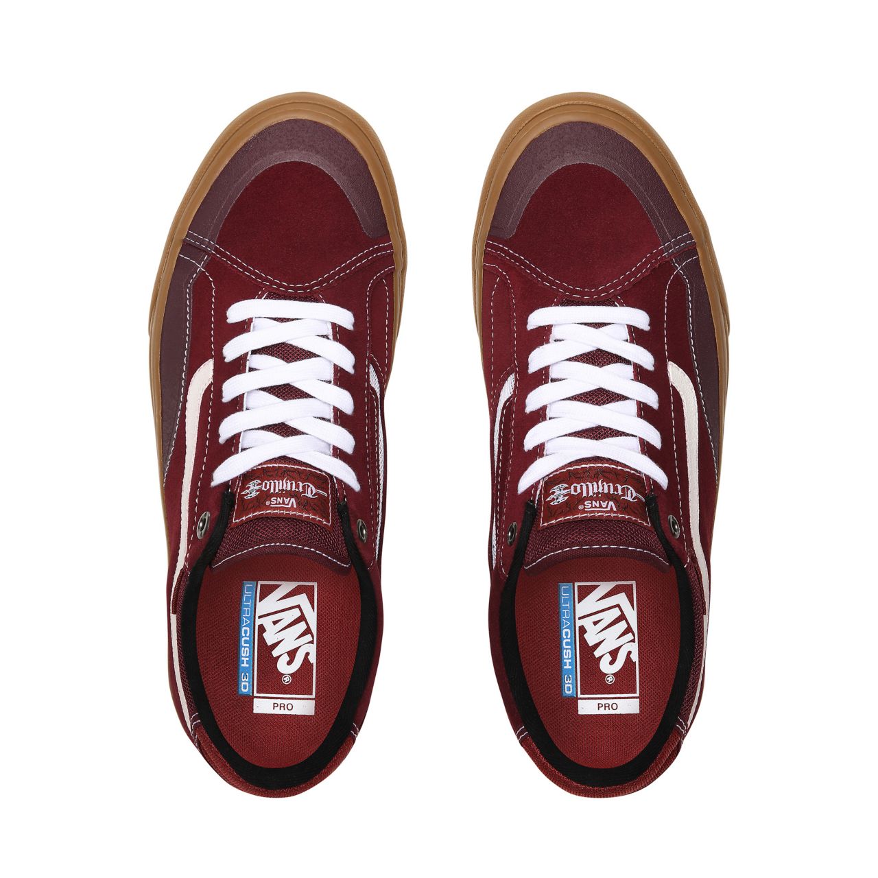 Vans TNT Advanced Prototype Pro Red Classic Mens Womens - Port Royale/Rosewood VN0A3TJXW4Q Shoes