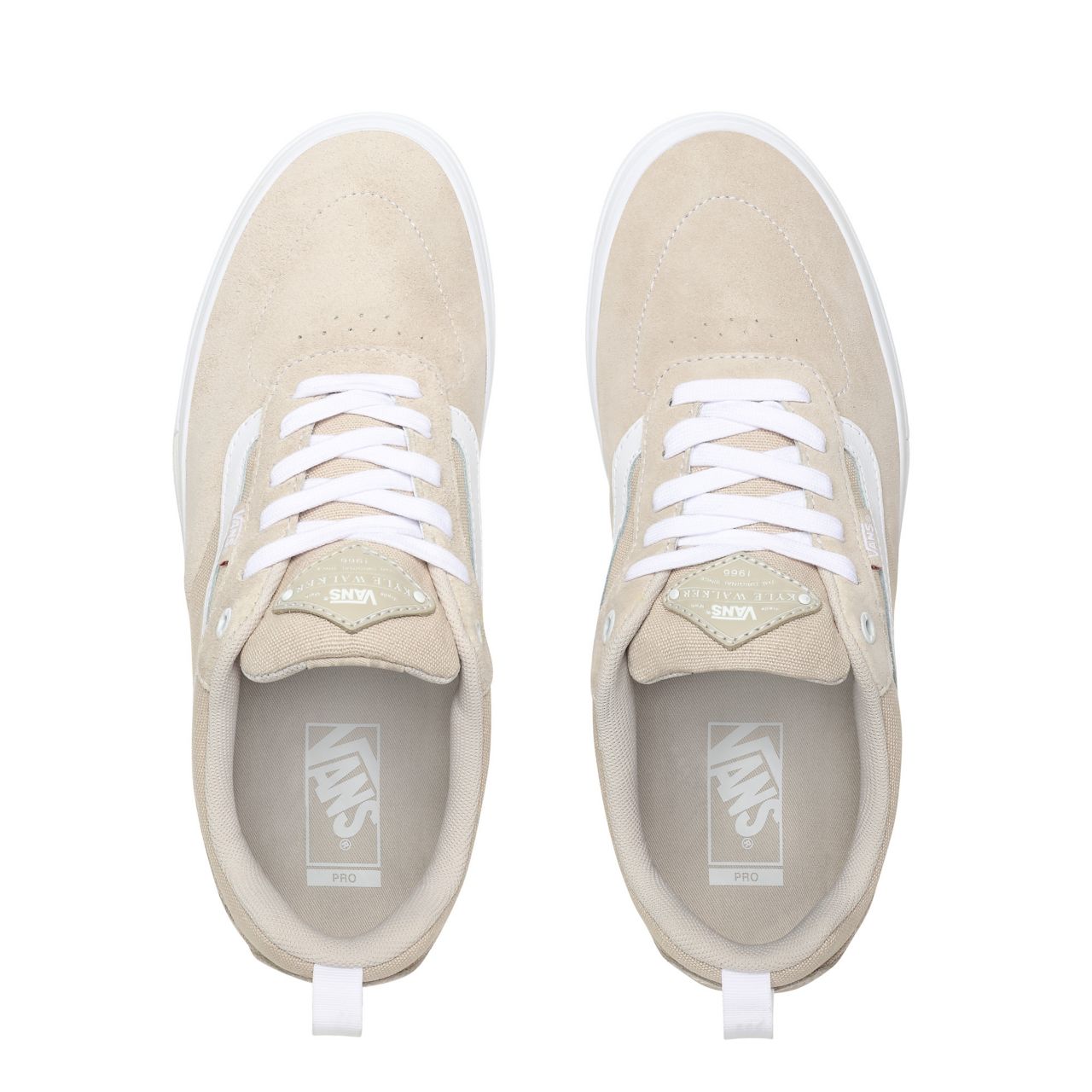 Vans Kyle Walker Pro Beige Classic Mens Womens - Rainy Day/True White VN0A2XSGW80 Shoes