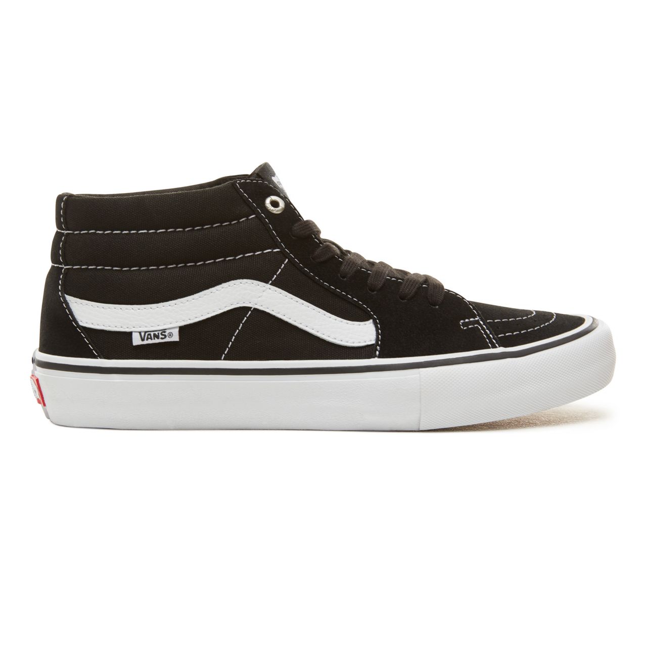 Vans Sk8-Mid Pro Black Classic Mens Womens - Black/White VN0A347UY28 Shoes