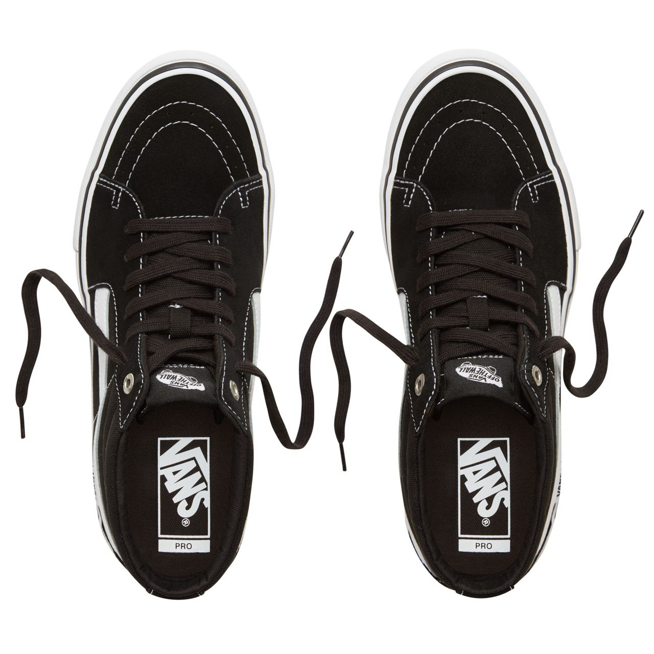 Vans Sk8-Mid Pro Black Classic Mens Womens - Black/White VN0A347UY28 Shoes