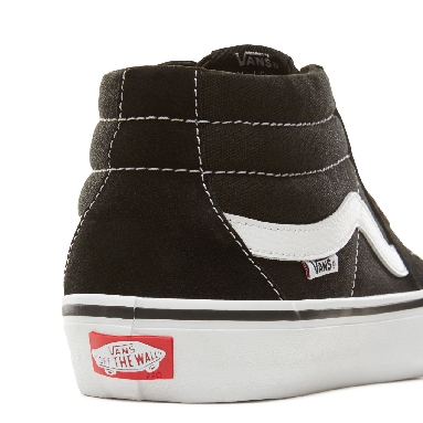 Vans Sk8-Mid Pro Black Classic Mens Womens - Black/White VN0A347UY28 Shoes