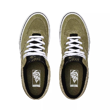 Vans Half Cab Pro Green Classic Mens Womens - Lizard/Eucalyptus VN0A38CPW70 Shoes