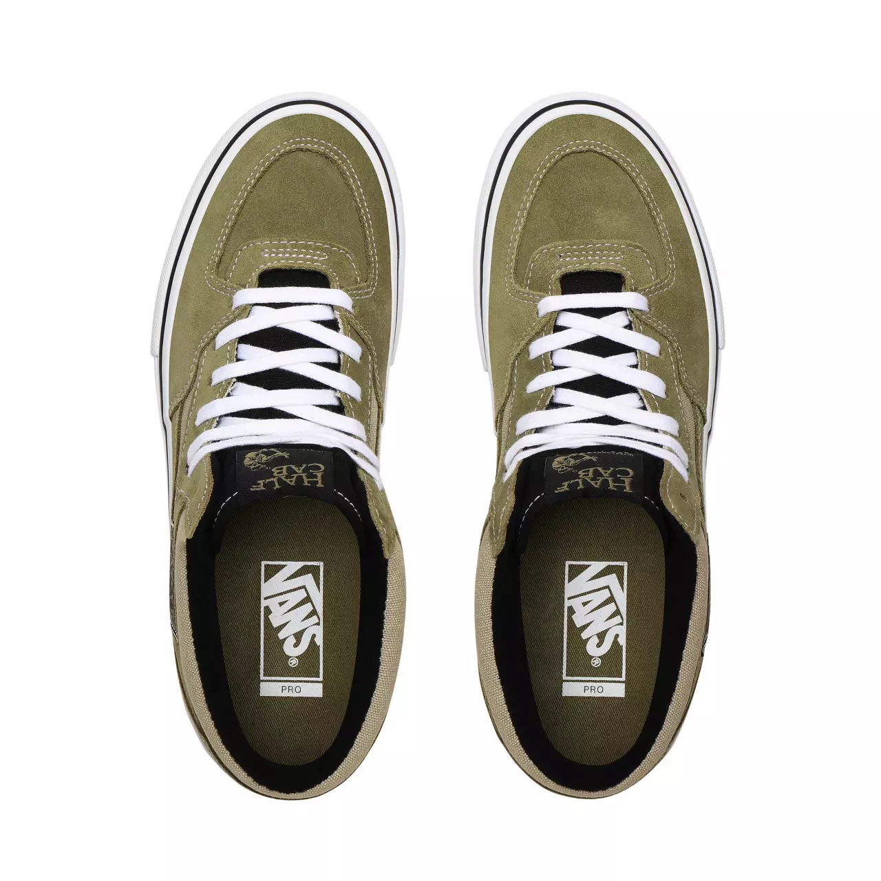 Vans Half Cab Pro Green Classic Mens Womens - Lizard/Eucalyptus VN0A38CPW70 Shoes