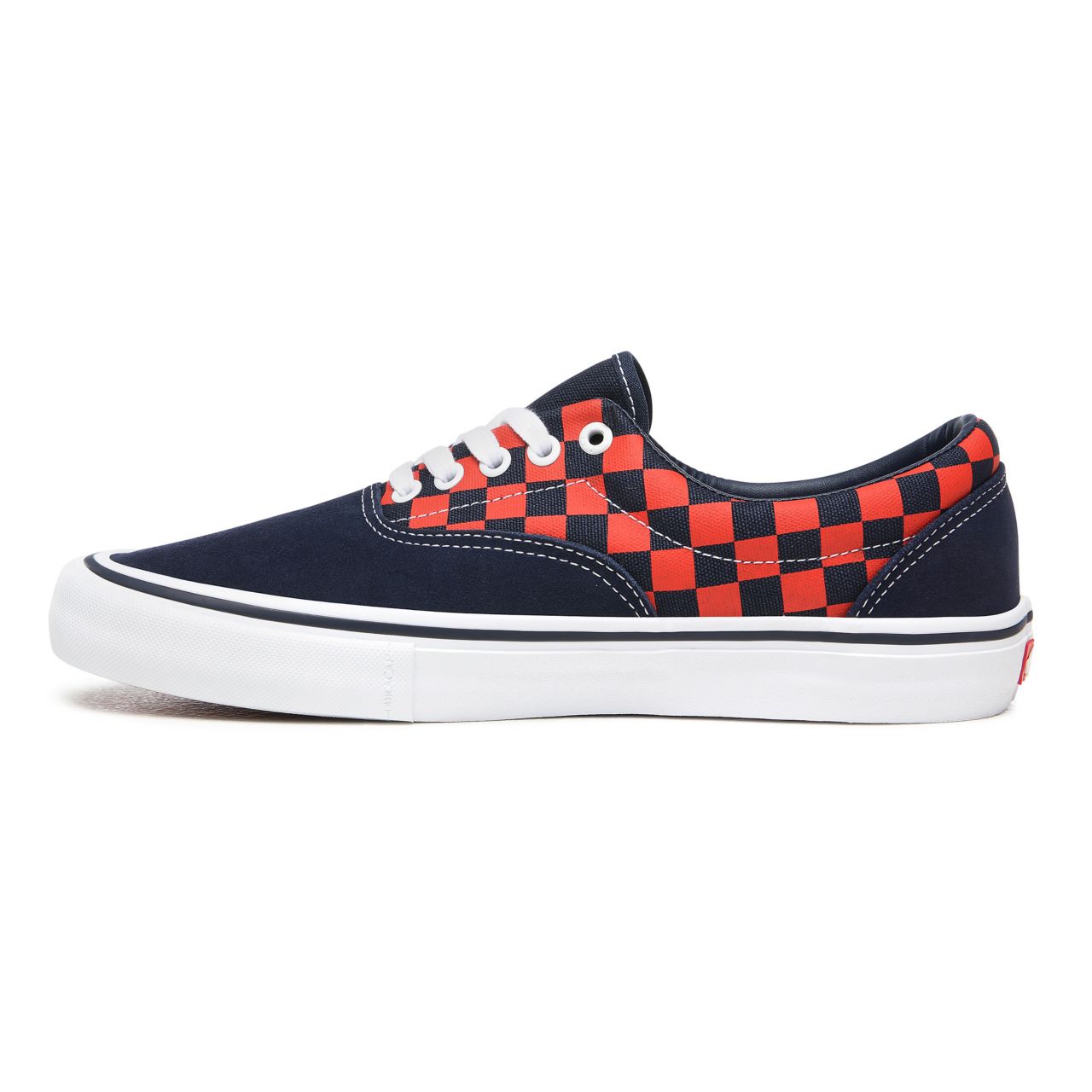 Vans Checkerboard Era Pro Orange Classic Mens Womens - (Checkerboard) Navy/Orange VN000VFBW7E Shoes