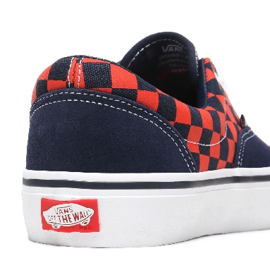 Vans Checkerboard Era Pro Orange Classic Mens Womens - (Checkerboard) Navy/Orange VN000VFBW7E Shoes