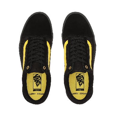 Vans Larry Edgar Old Skool Pro BMX Black Classic Mens Womens - (Larry Edgar) Black/Yellow VN0A45JUW8Q Shoes