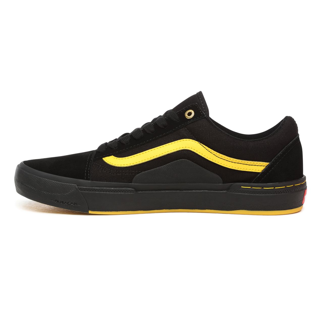 Vans Larry Edgar Old Skool Pro BMX Black Classic Mens Womens - (Larry Edgar) Black/Yellow VN0A45JUW8Q Shoes