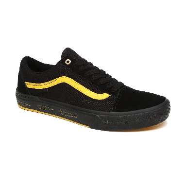 Vans Larry Edgar Old Skool Pro BMX Black Classic Mens Womens - (Larry Edgar) Black/Yellow VN0A45JUW8Q Shoes