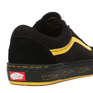 Vans Larry Edgar Old Skool Pro BMX Black Classic Mens Womens - (Larry Edgar) Black/Yellow VN0A45JUW8Q Shoes