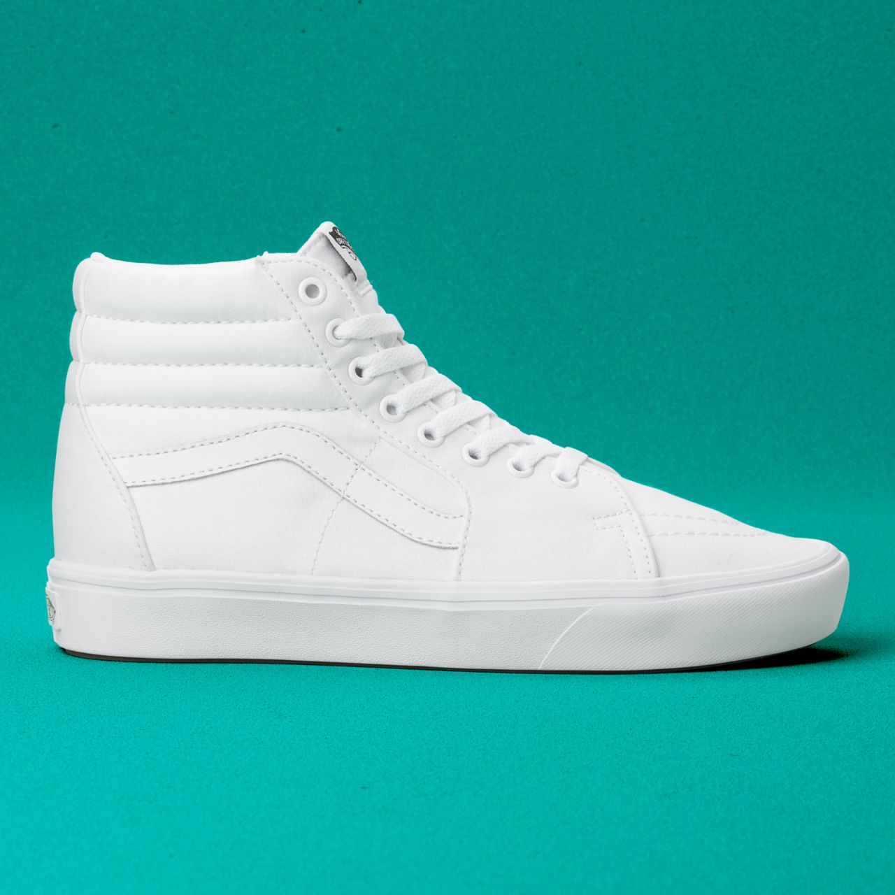 Vans Classic Comfycush Sk8-Hi White Classic Mens Womens - (Classic) True White VN0A3WMBVNG Shoes