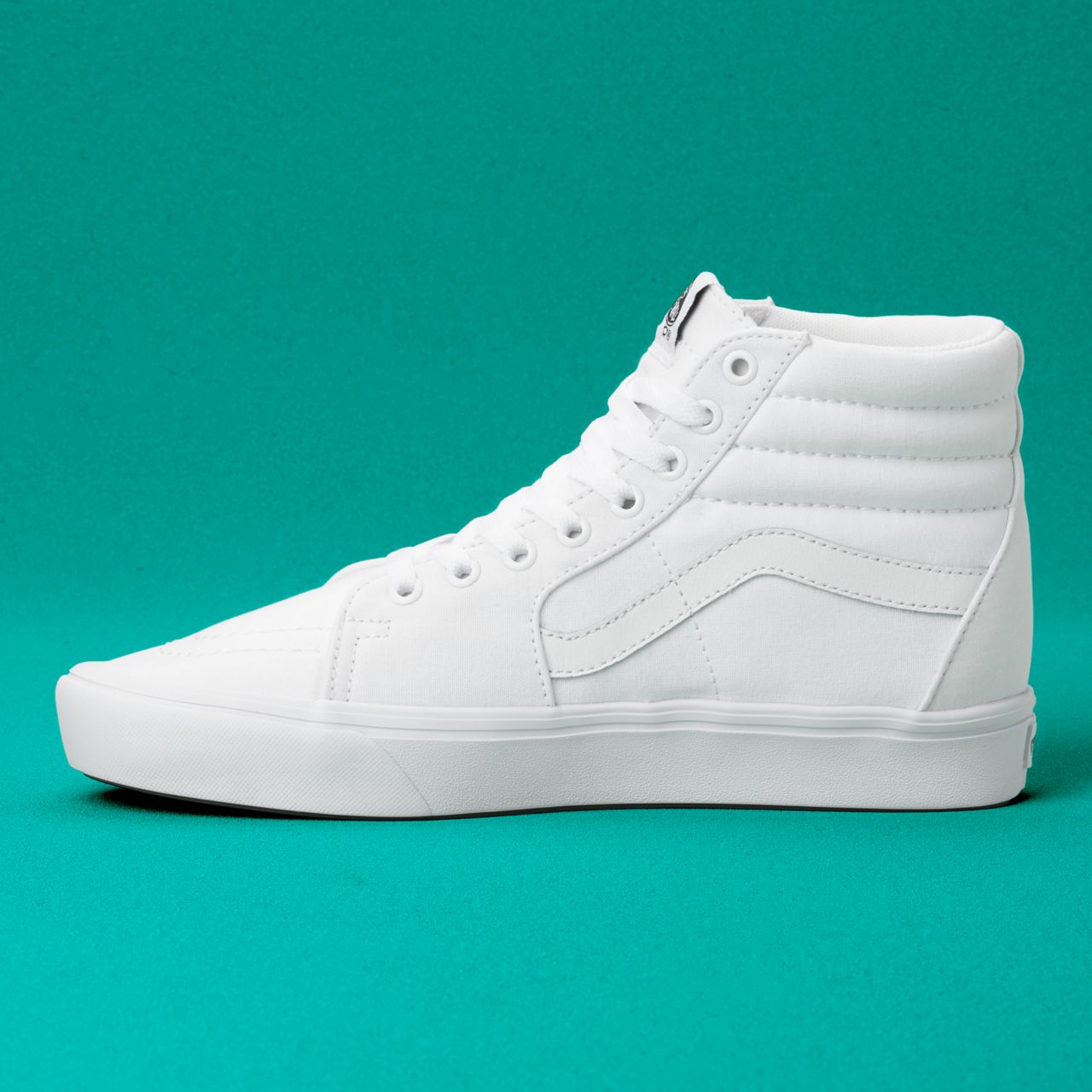 Vans Classic Comfycush Sk8-Hi White Classic Mens Womens - (Classic) True White VN0A3WMBVNG Shoes