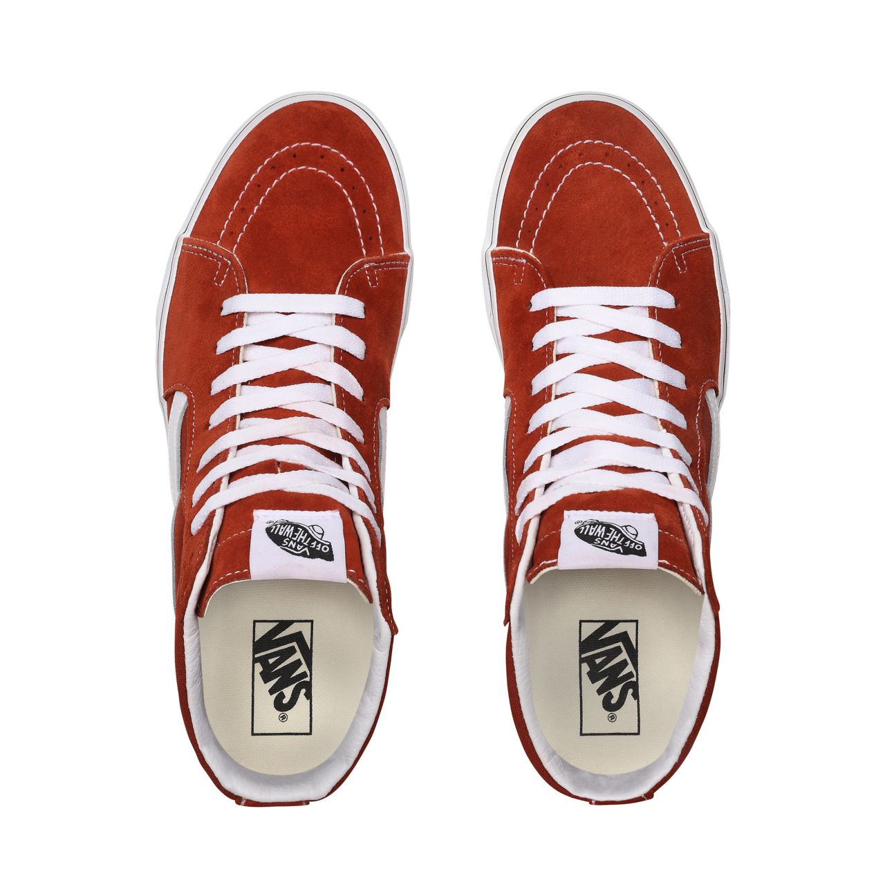 Vans Sk8-Hi Red Classic Mens Womens - Picante/True White VN0A4U3CWK8 Shoes