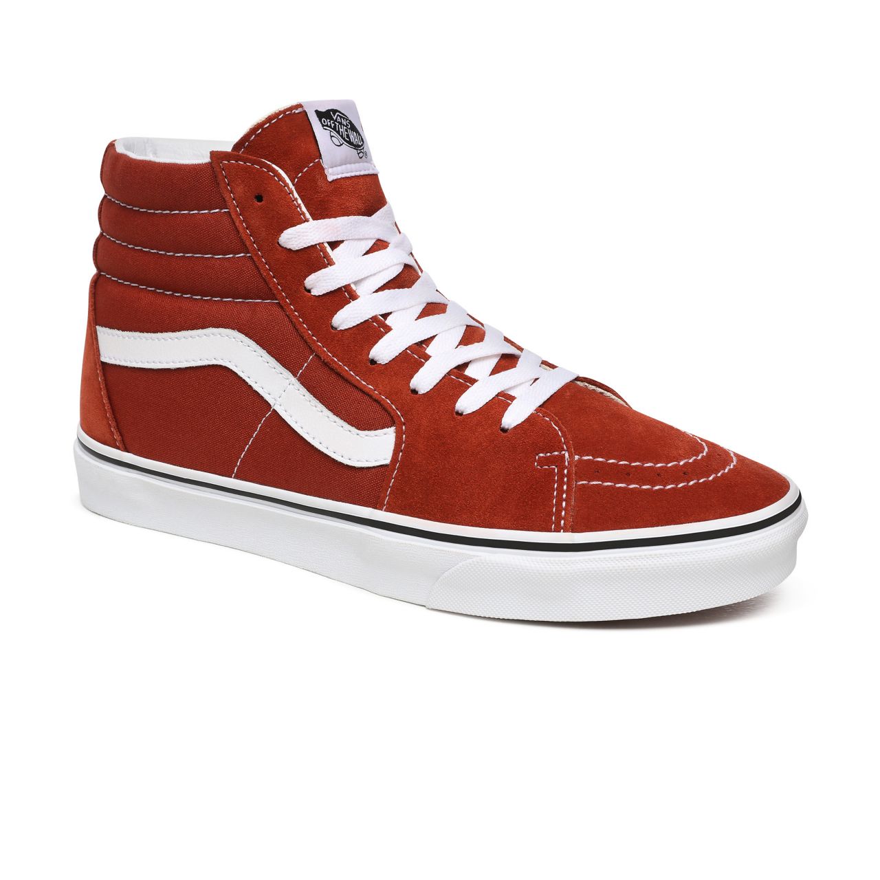 Vans Sk8-Hi Red Classic Mens Womens - Picante/True White VN0A4U3CWK8 Shoes