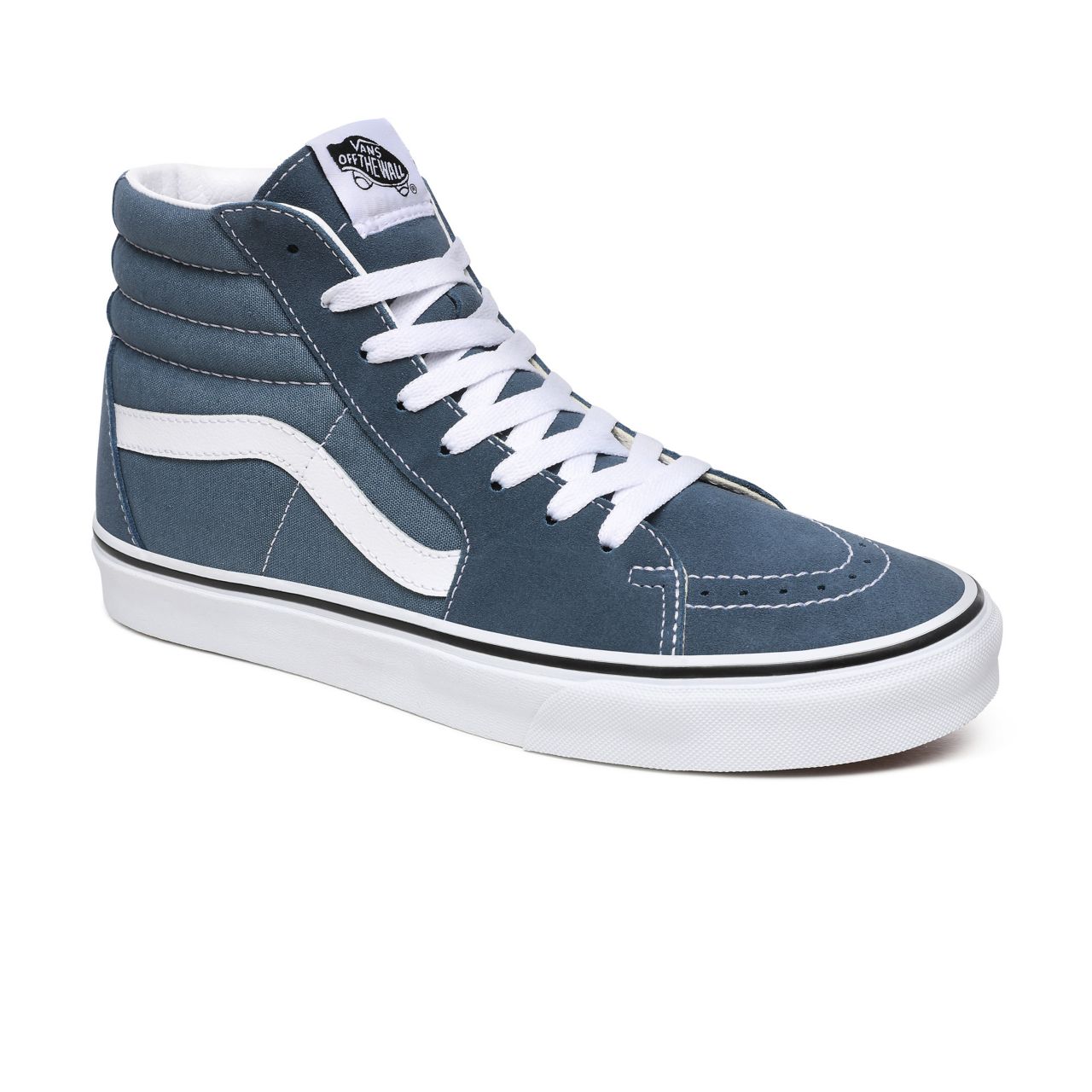 Vans Sk8-Hi Blue Classic Mens Womens - Blue Mirage/True White VN0A4U3CX17 Shoes