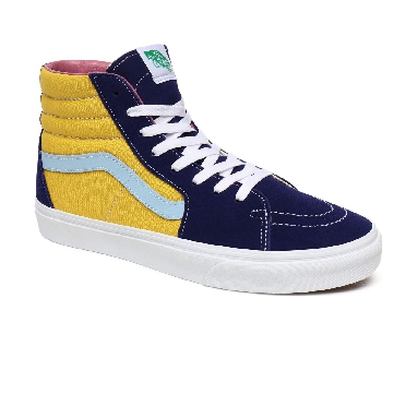 Vans Sunshine Sk8-Hi Multicolour Classic Mens Womens - (Sunshine) Multi/True White VN0A4U3CWNY Shoes