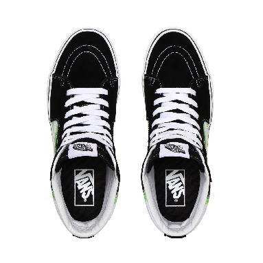 Vans Flame Sk8-Hi Black Classic Mens Womens - (Flame) Black/True White VN0A4U3CXEY Shoes