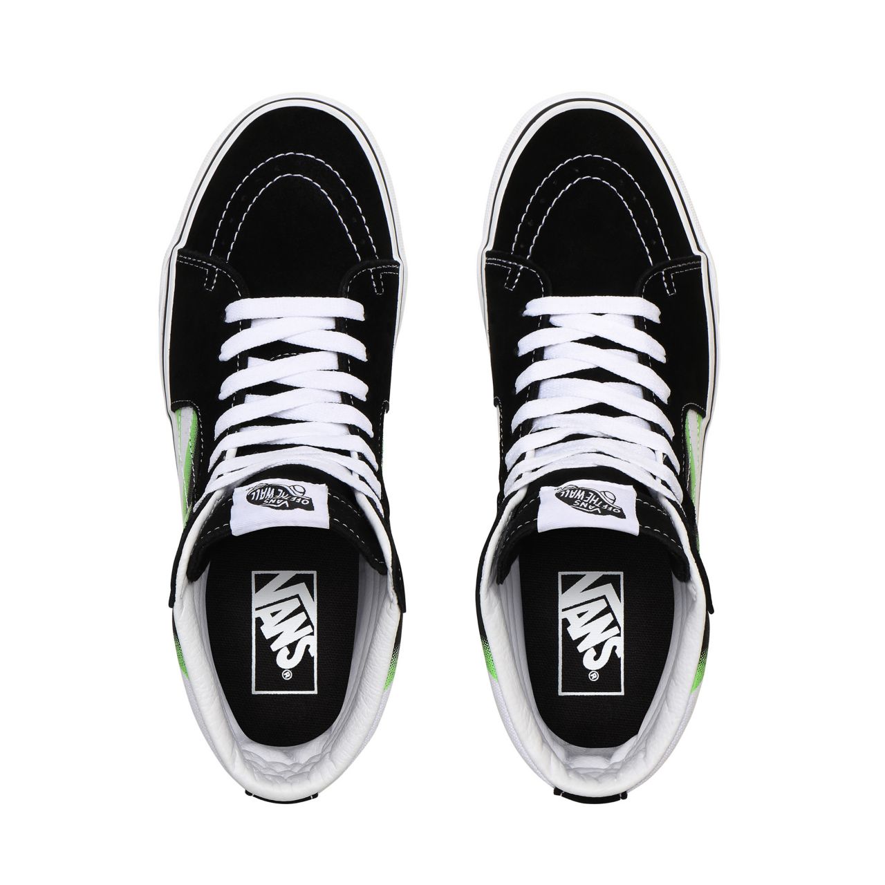 Vans Flame Sk8-Hi Black Classic Mens Womens - (Flame) Black/True White VN0A4U3CXEY Shoes