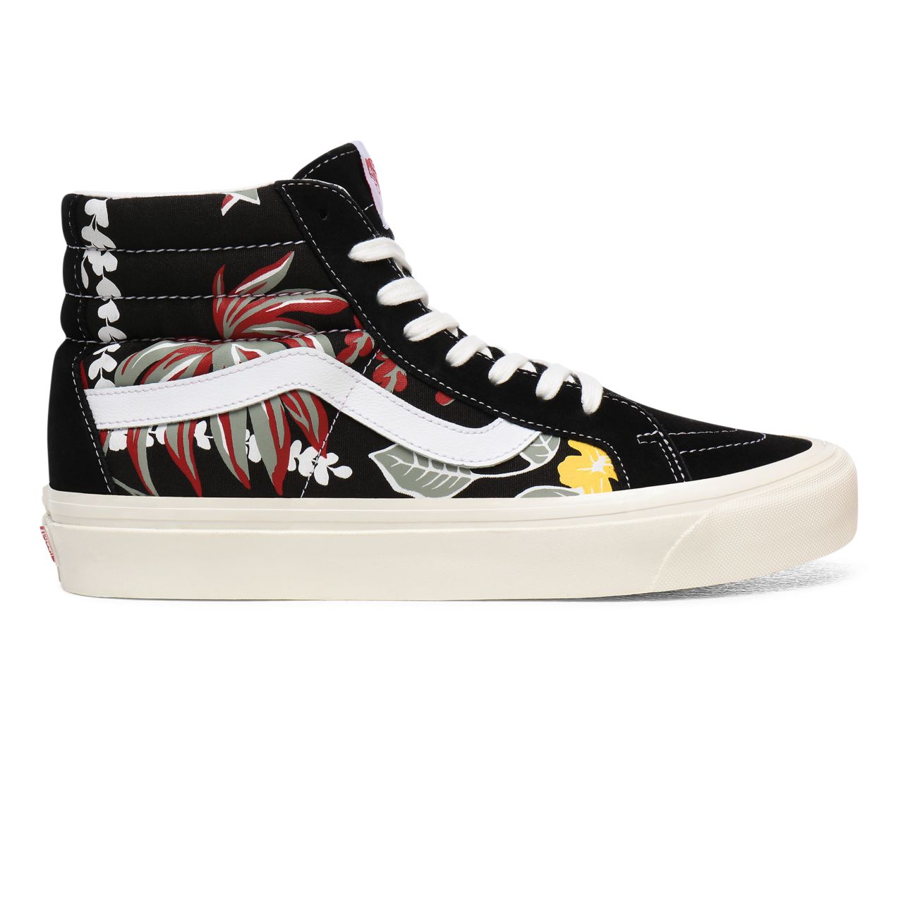 Vans Anaheim Factory Sk8-Hi 38 DX Black Classic Mens Womens - (Anaheim Factory) Og Aloha/Og Black/Og Black VN0A38GFXHH Shoes