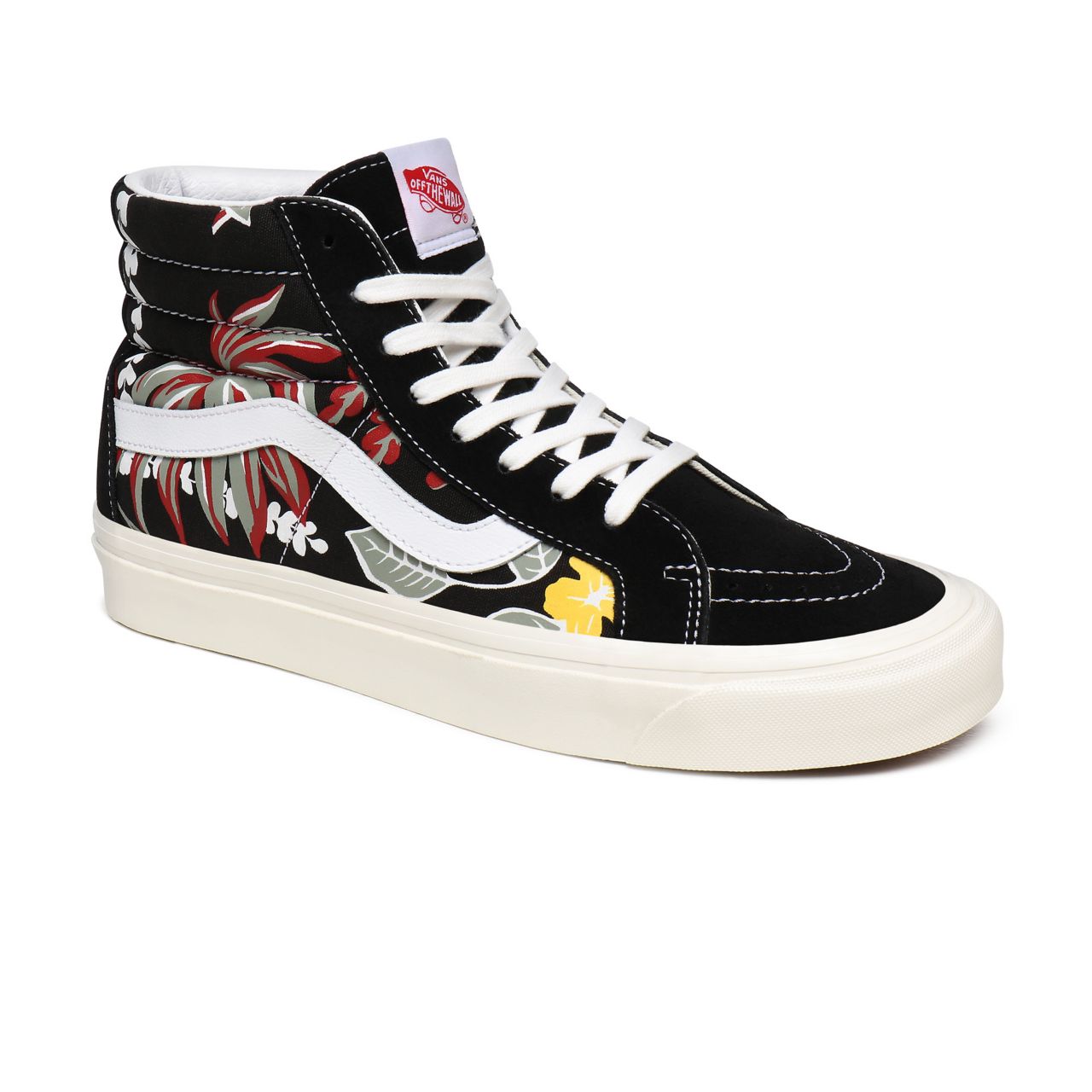 Vans Anaheim Factory Sk8-Hi 38 DX Black Classic Mens Womens - (Anaheim Factory) Og Aloha/Og Black/Og Black VN0A38GFXHH Shoes