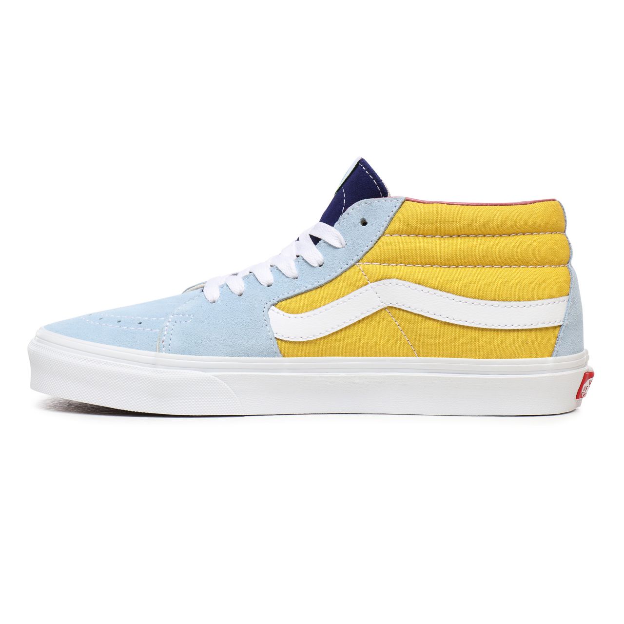 Vans Sunshine Sk8-Mid Multicolour Classic Mens Womens - (Sunshine) Multi/True White VN0A3WM3WNY Shoes