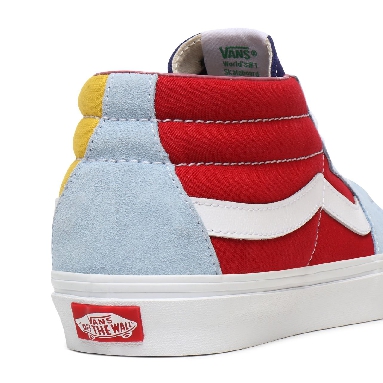 Vans Sunshine Sk8-Mid Multicolour Classic Mens Womens - (Sunshine) Multi/True White VN0A3WM3WNY Shoes