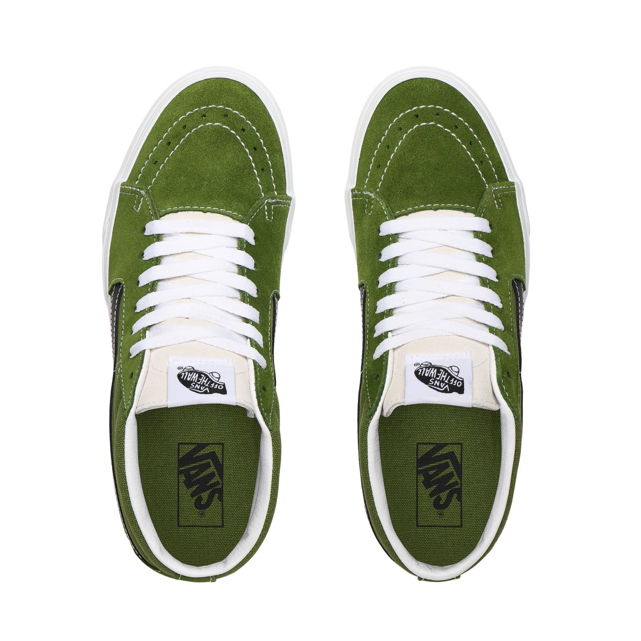 Vans Retro Sport Sk8-Mid Green Classic Mens Womens - (Retro Sport) Calla Green/True White VN0A3WM3WZ6 Shoes